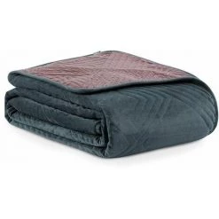 FLHF Couvre-lit Anthracite, Heather 200X220 -Plaid et couverture Soldes 55949141 3