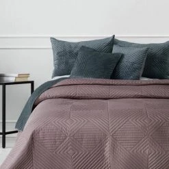 FLHF Couvre-lit Anthracite, Heather 200X220 -Plaid et couverture Soldes 55949141 4