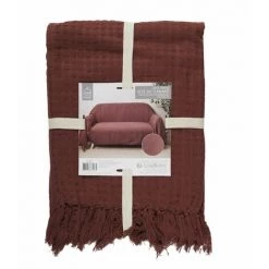 TOILINUX Plaid Gaufré - Longueur 250 Hauteur 170 Profondeur 0.05cm - Orange 9 TOILINUX Plaid Gaufré - Longueur 250 Hauteur 170 Profondeur 0.05cm - Orange -Plaid et couverture Soldes 55956025 4