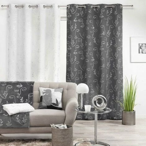 DOUCEUR D'INTRIEUR Plaid Doux (150 Cm) Artyline Gris Anthracite 5 DOUCEUR D'INTRIEUR Plaid Doux (150 Cm) Artyline Gris Anthracite – Image 3