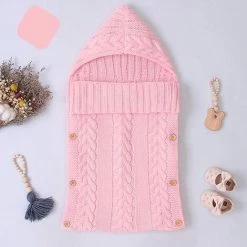 LTS FAFA Gigoteuse Tricotée Toute L'année Gigoteuse Respirante Pour Enfants Lit Nouveau-né Lavable Zone De Couchage Pour L'été Et L'hiver (gris) -Plaid et couverture Soldes 56640419 5