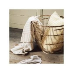 Plaids, Jetés Broste Copenhagen FRANKIE Beige -Plaid et couverture Soldes 56643574 2