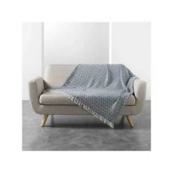 DOUCEUR D INTERIEUR Plaids, Jetés Douceur D Intérieur PITHAYA Bleu
