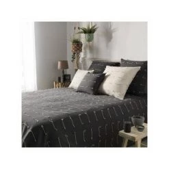 DOUCEUR D INTERIEUR Couvertures Douceur D Intérieur FILEO Gris