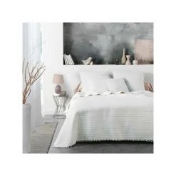 DOUCEUR D INTERIEUR Couvertures Douceur D Intérieur DORINETTE Blanc