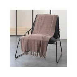 DOUCEUR D INTERIEUR Plaids, Jetés Douceur D Intérieur LILIA Marron