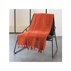DOUCEUR D INTERIEUR Plaids, Jetés Douceur D Intérieur LILIA Orange