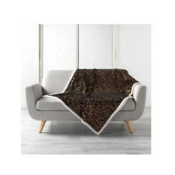 DOUCEUR D INTERIEUR Plaids, Jetés Douceur D Intérieur SAFARI Noir