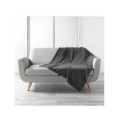 DOUCEUR D'INTRIEUR Plaids, Jetés Douceur D Intérieur YAKARI Noir