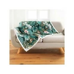 DOUCEUR D INTERIEUR Plaids, Jetés Douceur D Intérieur KELLY Bleu