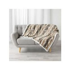 DOUCEUR D INTERIEUR Plaids, Jetés Douceur D Intérieur GRIZZLY Blanc