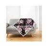 DOUCEUR D INTERIEUR Plaids, Jetés Douceur D Intérieur VELVET FLOWER Marron -Plaid et couverture Soldes 56645547 1