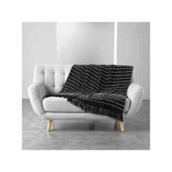 DOUCEUR D INTERIEUR Plaids, Jetés Douceur D Intérieur CAYENNE Noir