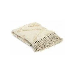 Plaids, Jetés The Home Deco Factory JULIA Beige