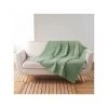 DOUCEUR D INTERIEUR Plaids, Jetés Douceur D Intérieur GAUFRETTE Vert -Plaid et couverture Soldes 56648489 1
