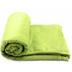 Couverture En Flanelle Chaude 10*200cm Verte Pour Canapé-lit FUIENKO