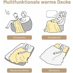 Couverture En Flanell Forêt Doux Et Chaude Anti-Boulochage 80x150cm 1pcs FUIENKO -Plaid et couverture Soldes 56694741 4