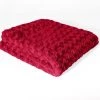 1001KDO POUR LA MAISON Plaid 130x160cm Himalaya Rouge