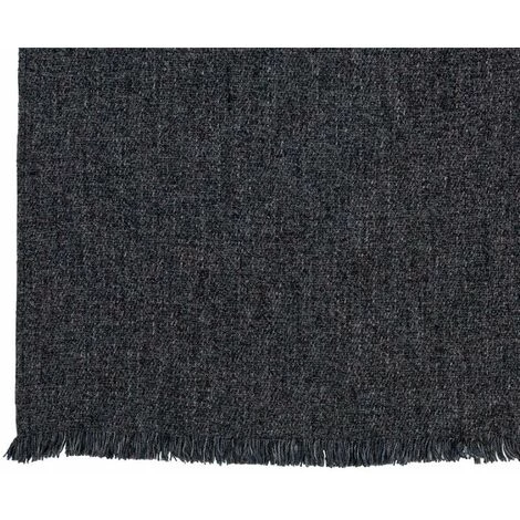 Paris Prix - Plaid Déco En Coton "edud" 130x170cm Bleu 4 Paris Prix - Plaid Déco En Coton "edud" 130x170cm Bleu – Image 2