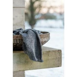 Paris Prix - Plaid Déco En Coton "edud" 130x170cm Bleu 11 Paris Prix - Plaid Déco En Coton "edud" 130x170cm Bleu -Plaid et couverture Soldes 57062369 5