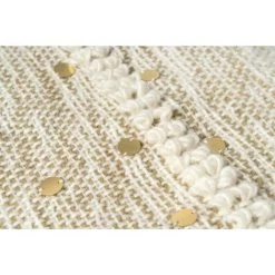 Paris Prix - Plaid Tissé à La Main "bohist Iii" 130x170cm Crème & Kaki 11 Paris Prix - Plaid Tissé à La Main "bohist Iii" 130x170cm Crème & Kaki -Plaid et couverture Soldes 57074948 5