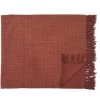 Paris Prix - Jeté De Canapé "gaufré" 130x160cm Terracotta -Plaid et couverture Soldes 57077049 1