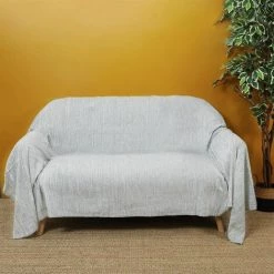 Paris Prix - Jeté De Canapé "blen" 170x250cm Gris Clair -Plaid et couverture Soldes 57077221 3