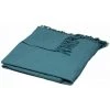 ATMOSPHERA, CRŽATEUR D'INTŽRIEUR Jeté De Lit Déco "Algodon" 230x250cm Bleu Canard -Plaid et couverture Soldes 57078549 1