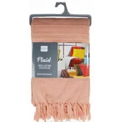 Paris Prix - Jeté De Canapé à Franges "lilia" 220x240cm Pêche 11 Paris Prix - Jeté De Canapé à Franges "lilia" 220x240cm Pêche -Plaid et couverture Soldes 57079383 5