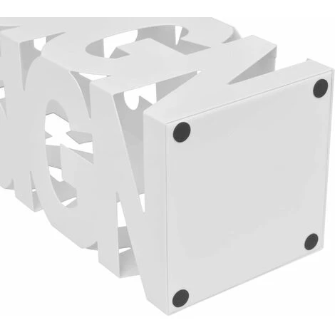 NOVA Pousquette En Acier Inoxydable En Acier Inoxydable Porte-parapluie Carré à Rangement Blanc Acier 48,5 Cm Couleur : Blanc 6 NOVA Pousquette En Acier Inoxydable En Acier Inoxydable Porte-parapluie Carré à Rangement Blanc Acier 48,5 Cm Couleur : Blanc – Image 4