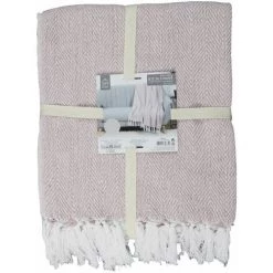 TOILINUX Plaid Jacquard - Longueur 150 Largeur 125 Epaisseur 0,2cm - Rose 8 TOILINUX Plaid Jacquard - Longueur 150 Largeur 125 Epaisseur 0,2cm - Rose -Plaid et couverture Soldes 57119067 3