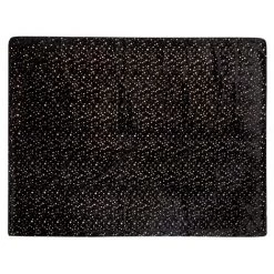 BELIANI Couverture En Polyester Noir 180x130cm - Noir -Plaid et couverture Soldes 57229560 4