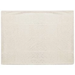 BELIANI Couverture En Polyester Beige 180x130cm - Beige -Plaid et couverture Soldes 57229568 4