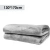 SWANEW Couverture 130x170cm Câline, Couverture Vivante, Couverture 210 G/carré, Couverture Fourrure, Couverture Polaire, Super Douce - Gris - Gris -Plaid et couverture Soldes 57503259 1