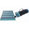 DENUOTOP Plaid Et Couverture Couverture Tapis De Pique-Nique, Étanche, Pliable, Pour Camping, Plage, Jardin, Avec Poignée, Couverture Pour Pique-Nique Avec Envers Imperméable 200 X 200 Cm-Bleu Et Blanc -Plaid et couverture Soldes 57589163 1