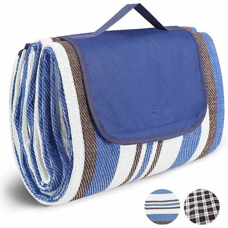 QERSTA Grande Couverture De Pique-Nique Tapis De Camping Imperméable Et Résistant Au Sable Pour Les Concerts En Famille, La Plage, Le Parc 3 QERSTA Grande Couverture De Pique-Nique Tapis De Camping Imperméable Et Résistant Au Sable Pour Les Concerts En Famille, La Plage, Le Parc