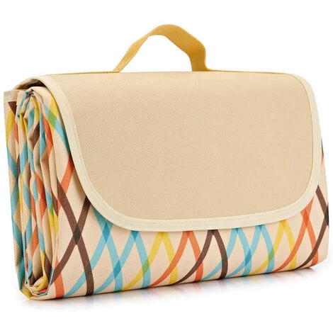 AIDUCHO Couverture De Pique-Nique 145*180CM, Pliable Tapis Plage Surface Imperméable Et Sans Sable, Tapis Pique Niques Pour Plage, Le Parc, La Randonnée, Le Camping, Idéal Pour Les Voyages En Famille-grille Arc-en-ciel 3 AIDUCHO Couverture De Pique-Nique 145*180CM, Pliable Tapis Plage Surface Imperméable Et Sans Sable, Tapis Pique Niques Pour Plage, Le Parc, La Randonnée, Le Camping, Idéal Pour Les Voyages En Famille-grille Arc-en-ciel