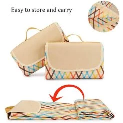 AIDUCHO Couverture De Pique-Nique 145*180CM, Pliable Tapis Plage Surface Imperméable Et Sans Sable, Tapis Pique Niques Pour Plage, Le Parc, La Randonnée, Le Camping, Idéal Pour Les Voyages En Famille-Vacances Au Soleil 8 AIDUCHO Couverture De Pique-Nique 145*180CM, Pliable Tapis Plage Surface Imperméable Et Sans Sable, Tapis Pique Niques Pour Plage, Le Parc, La Randonnée, Le Camping, Idéal Pour Les Voyages En Famille-Vacances Au Soleil -Plaid et couverture Soldes 57747920 3