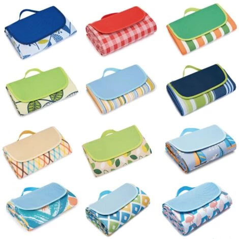 AIDUCHO Couverture De Pique-Nique 145*180CM, Pliable Tapis Plage Surface Imperméable Et Sans Sable, Tapis Pique Niques Pour Plage, Le Parc, La Randonnée, Le Camping, Idéal Pour Les Voyages En Famille-Vague Flamant Rose 7 AIDUCHO Couverture De Pique-Nique 145*180CM, Pliable Tapis Plage Surface Imperméable Et Sans Sable, Tapis Pique Niques Pour Plage, Le Parc, La Randonnée, Le Camping, Idéal Pour Les Voyages En Famille-Vague Flamant Rose – Image 5