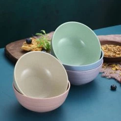 AIDUCHO Lot De 5 Grands Bols à Pâtes Réutilisables En Plastique Incassable De 680,4 G, Bols à Soupe Légers Pour Riz, Salade, Nouilles, Soupe, Salade (Violet) 11 AIDUCHO Lot De 5 Grands Bols à Pâtes Réutilisables En Plastique Incassable De 680,4 G, Bols à Soupe Légers Pour Riz, Salade, Nouilles, Soupe, Salade (Violet) -Plaid et couverture Soldes 57747977 5