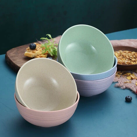 AIDUCHO Lot De 5 Grands Bols à Pâtes Réutilisables En Plastique Incassable De 680,4 G, Bols à Soupe Légers Pour Riz, Salade, Nouilles, Soupe, Salade (Violet) 7 AIDUCHO Lot De 5 Grands Bols à Pâtes Réutilisables En Plastique Incassable De 680,4 G, Bols à Soupe Légers Pour Riz, Salade, Nouilles, Soupe, Salade (Violet) – Image 5