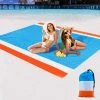 TRIOMPHE Picnic Blanket For Travel Camping,T-Audace Anti Sable Tapis De Plage, Natte De Plage, Couverture De Pique Avec 4 Fixes Et Mousqueton Pour Plage, Camping, Picnic, Parc, Jardin -Plaid et couverture Soldes 57750537 1