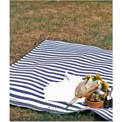 CADEAUX Couverture De Pique-nique Imperméable à L’eau Extérieur Acrylique Plaid Tapis De Pique-nique Lavable Pliable Camping（200X200cm） -Plaid et couverture Soldes 57963929 5