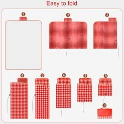 PERLE RARE Couverture De Pique-Niques Imperméable, 100x 150 CM Tapis De Camping Extra Large Étanche Résistant Au Sable Pour Jardin Park Travel (Rouge) 11 PERLE RARE Couverture De Pique-Niques Imperméable, 100x 150 CM Tapis De Camping Extra Large Étanche Résistant Au Sable Pour Jardin Park Travel (Rouge) -Plaid et couverture Soldes 58039576 5