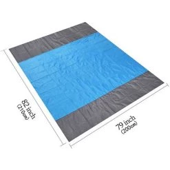 PERLE RARE Couverture De Plage Tapis De Pique-Nique Extra Large 210 X 200 Cm étanche Au Sable, Portable Léger Et Doux Avec Ancre Pour L'extérieur, Les Voyages, Le Camping, La Randonnée, Le Parc, Le Jardin 11 PERLE RARE Couverture De Plage Tapis De Pique-Nique Extra Large 210 X 200 Cm étanche Au Sable, Portable Léger Et Doux Avec Ancre Pour L'extérieur, Les Voyages, Le Camping, La Randonnée, Le Parc, Le Jardin -Plaid et couverture Soldes 58039577 5