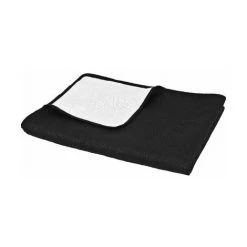 JN.SONGS Couvre-lit Réversible, Face Matelassé Jeté De Lit Noir Blanc, Rembourrage En Coton PP - 220 X 240 Cm -Plaid et couverture Soldes 58068598 4