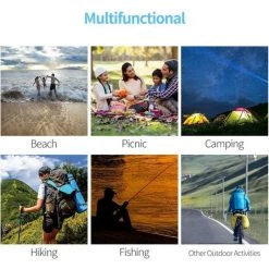 BENOBBY KIDS Couverture De Plage, Pique-nique En Plein Air Imperméable, Séchage Rapide, Couverture De Plage Compacte En Nylon Anti-déchirure, Adaptée Pour Le Camping, La Randonnée, La Pêche, Les Voyages (200 X 140 Cm) -Plaid et couverture Soldes 58330885 5