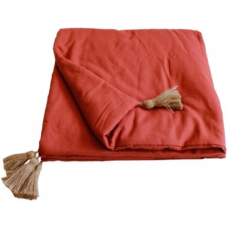 ENJOY HOME Bout De Lit édredon 90x190 Cm LOLA - TERRE CUITE 5 ENJOY HOME Bout De Lit édredon 90x190 Cm LOLA - TERRE CUITE – Image 3