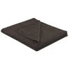 BELIANI Plaid En Polyester Marron 220x200cm - Marron