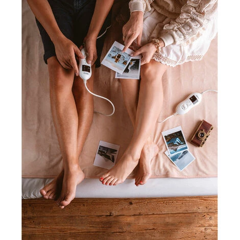 Camry CR 7424 Chauffe-lit électrique 150x160cm 8 Température Minuteur Lavable 120W Crème - Crème 6 Camry CR 7424 Chauffe-lit électrique 150x160cm 8 Température Minuteur Lavable 120W Crème - Crème – Image 4